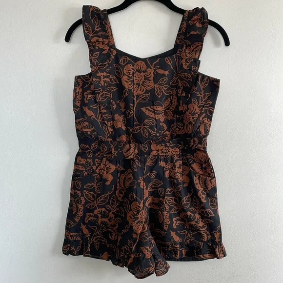 Janie and Jack Floral Romper - Picture 2 of 11